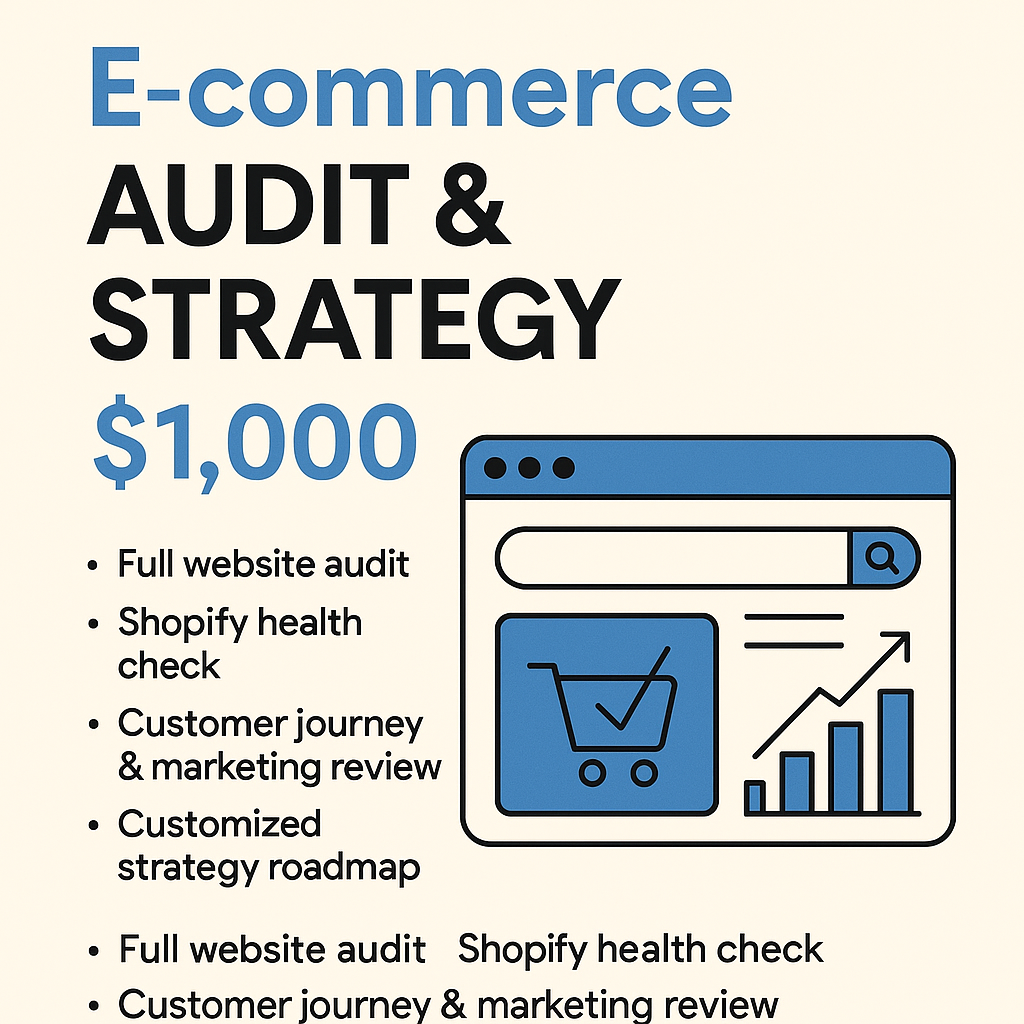E-Commerce Audit & Growth Strategy